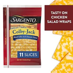 Sargento Sliced Colby-Jack Natural Cheese - 11 Count