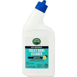 Open Nature Cleaner Toilet Bowl Anti Microbial Lemon Scent - 24 Fl. Oz.