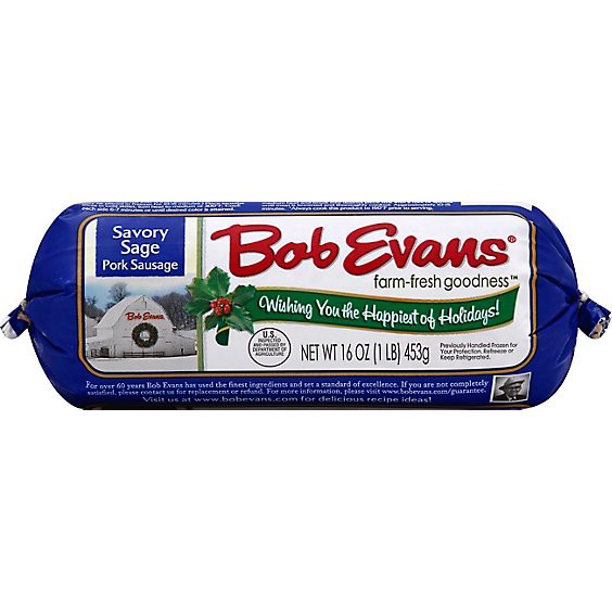 slide 1 of 1, Bob Evans Everyday Classics Pork Sausage Rolls Savory Sage - 16 Oz, 16 oz