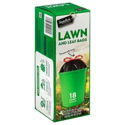 Signature Select/Home Bags Drawstring Lawn & Leaf