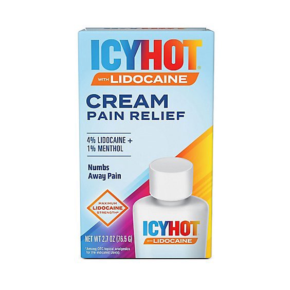 slide 1 of 1, Icy Hot Cream With Lidocaine Plus Menthol - 2.7 Oz, 2.7 oz