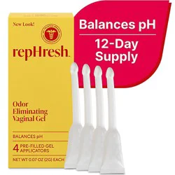 Rephresh Odor Eliminating Vaginal Gel - 4-0.07 Oz