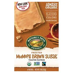 Nature's Path Organic Frosted Mmmaple Brown Sugar Toaster Pastries - 6 Count