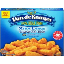 Van De Kamp's X-Large Crunchy Frozen Fish Sticks -30-22.98 Oz