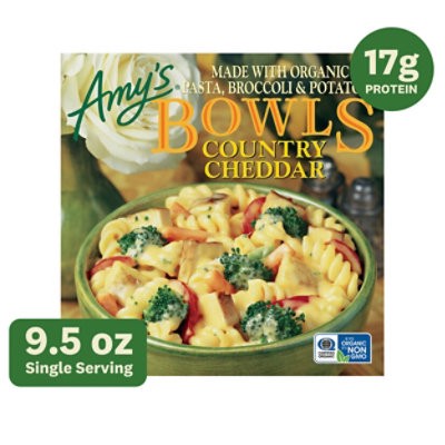 slide 1 of 1, Amy's Country Cheddar Bowl - 9.5 Oz, 9.5 oz