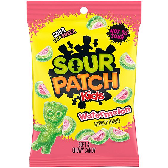slide 1 of 14, Sour Patch Kids Watermelon Soft & Chewy Gummy Candy - 8 Oz, 8 oz