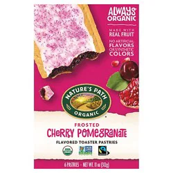 Nature's Path Organic Frosted Cherry Pomegranate Toaster Pastries - 11 Oz