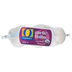 O Organics Fresh Garlic Bulbs 3 Count