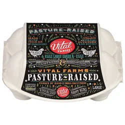 Vital Farms Pasture Raised Eggs Large - 6 Count