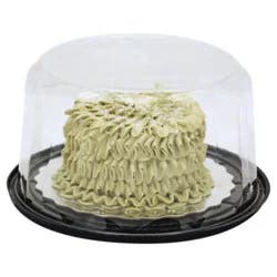 Bakery Cake Petite 5 Inch White Deco - Each