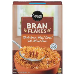 Signature Select Cereal Bran Flakes - 17.3 Oz