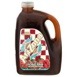 Arizona Iced Tea Sun Brewed Style With Raspberry Flavor - 128 Fl. Oz.