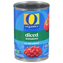 O Organics Tomatoes Diced In Tomato Juice No Salt Added - 14.5 Oz