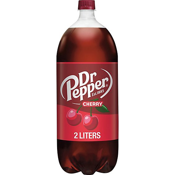 slide 1 of 1, Dr Pepper Cherry Soda - 2 Liter, 2 liter