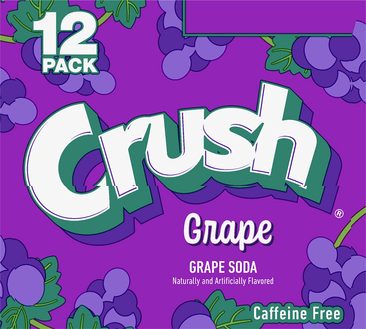 slide 8 of 11, Crush Grape Soda In Cans - 12-12 Fl. Oz., 12 ct; 12 fl oz