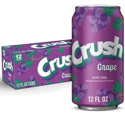 Crush Grape Soda In Cans - 12-12 Fl. Oz.