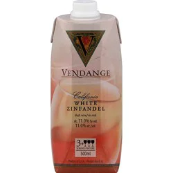 Vendange Wine White Zinfandel Go Pack - 500 Ml