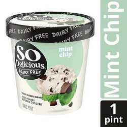 So Delicious Mint Chip Dairy Free Frozen Dessert - 16 Oz