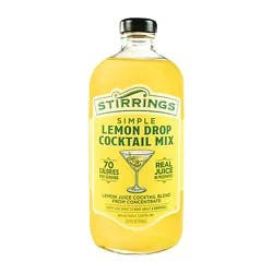 Stirrings Cocktail Mix Simple Lemon Drop - 750 Ml