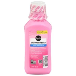 Signature Select/care Stomach Relief Regular Strength Bismuth Subsalicylate 525mg - 12 Fl. Oz.