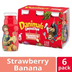 Danimals Swingin' Strawberry Banana Smoothies - 6-3.1 Fl. Oz