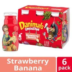 Danimals Swingin' Strawberry Banana Smoothies - 6-3.1 Fl. Oz