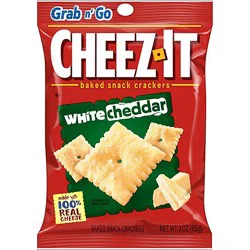 Cheez-It Baked Snack Cheese Crackers White Cheddar - 3 Oz