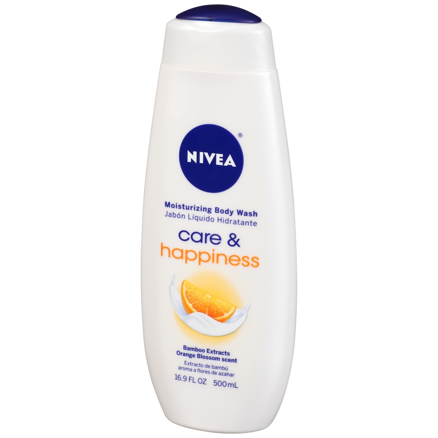 slide 7 of 7, Nivea Care & Happiness Body Wash, 16.9 oz