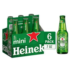 Heineken Original Lager Beer Bottles - 6-7 Fl. Oz.