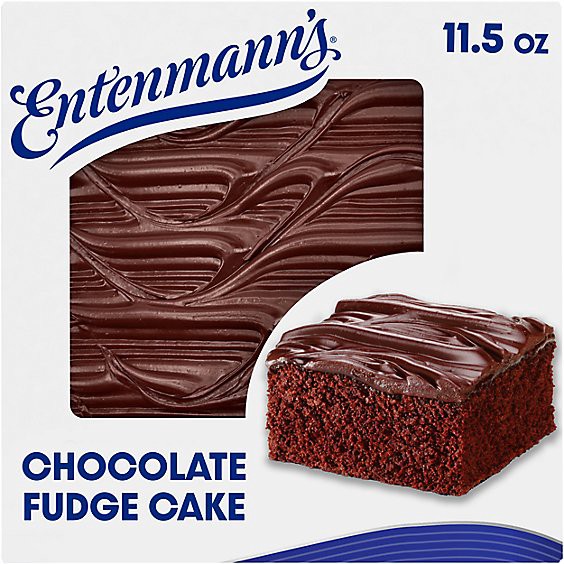 slide 1 of 1, Entenmann's Chocolate Fudge Iced Cake - 19 Oz, 20 oz