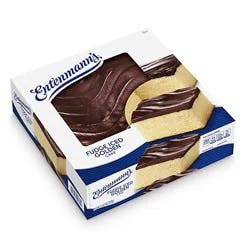 Entenmann's Fudge Iced Golden Cake - 19 Oz