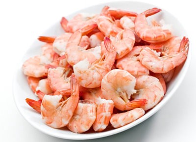 slide 1 of 1, Service Case Previously Frozen Cooked Jumbo Shrimp 21-25 Ct - 1 Lb, per lb