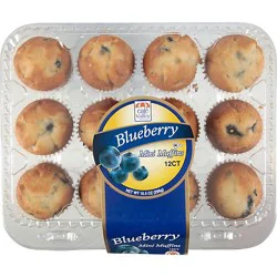 Fresh Baked Mini Blueberry Muffin - 12 Count