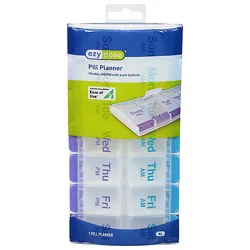 Am/pm Push Button Pill Reminder - Each