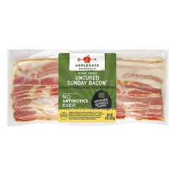 Applegate Natural Uncured Sunday Bacon - 8 Oz