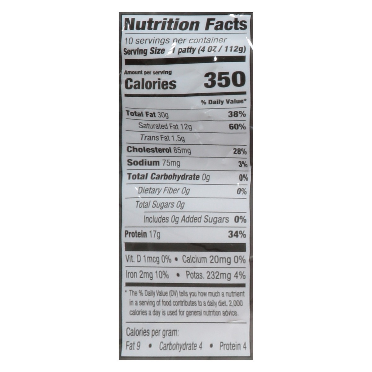 slide 5 of 11, Signature Select 73% Lean 27% Fat Ground Beef Patties - 40 Oz, 40 oz