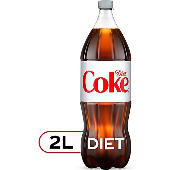 slide 1 of 1, Diet Coke Soda Pop Cola - 2 Liter, 67.6 fl oz
