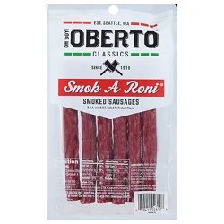 Oberto Sausage Sticks Smoked Smokaroni Smoked - 3 Oz