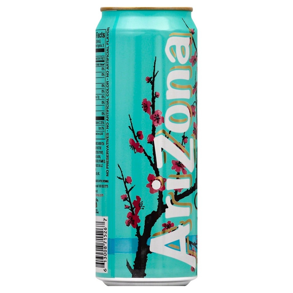 slide 4 of 4, Arizona Green Tea with Ginseng and Honey - 23 fl oz Can, 