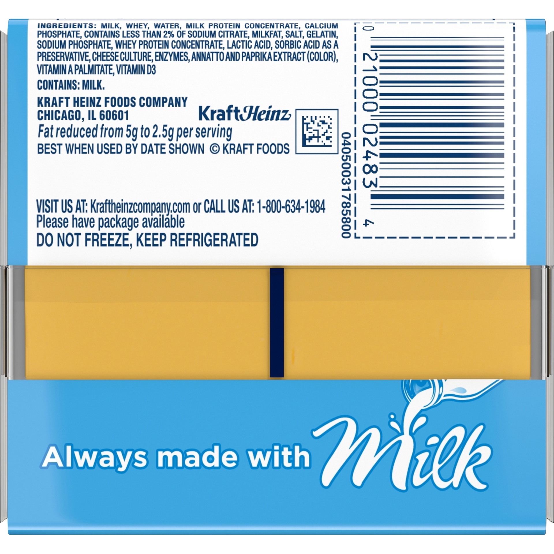 slide 10 of 12, Kraft Singles 2% Milk Reduced Fat American Slices Pack, 16 ct; 10.7 oz