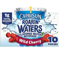 Capri Sun Roarin' Waters Wild Cherry Flavored - 10 - 6 Fl. Oz.