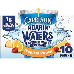 Capri Sun Roarin' Waters Tropical Punch Flavored - 10 - 6 Fl. Oz.