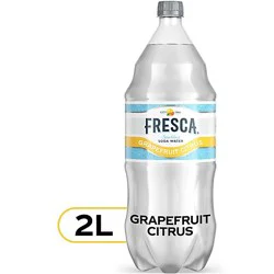 Fresca Soda Flavored Sparkling Sugar Free Zero Calorie Original Citrus - 2 Liter