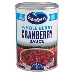 Ocean Spray Sauce Whole Berry Cranberry - 14 Oz