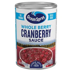 Ocean Spray Sauce Whole Berry Cranberry - 14 Oz
