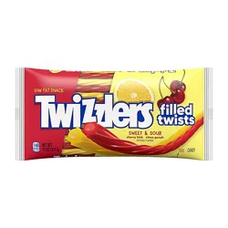 Twizzlers Filled Twists Cherry Kick And Citrus Punch Licorice Style Candy Bag - 11 Oz
