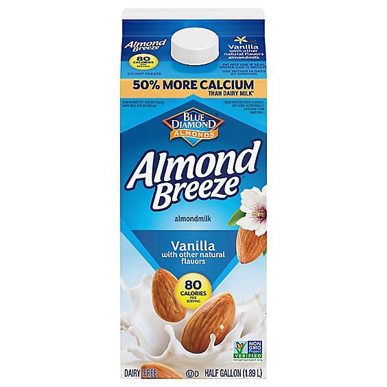 slide 1 of 12, Almond Breeze Vanilla Almond Milk - 64 Oz, 1 ct