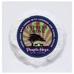 Cypress Grove Chevre Goat Cheese Purple Haze Disk - 4 Oz