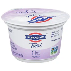 Fage Total 0% Milkfat Plain Greek Yogurt - 5.3 Oz