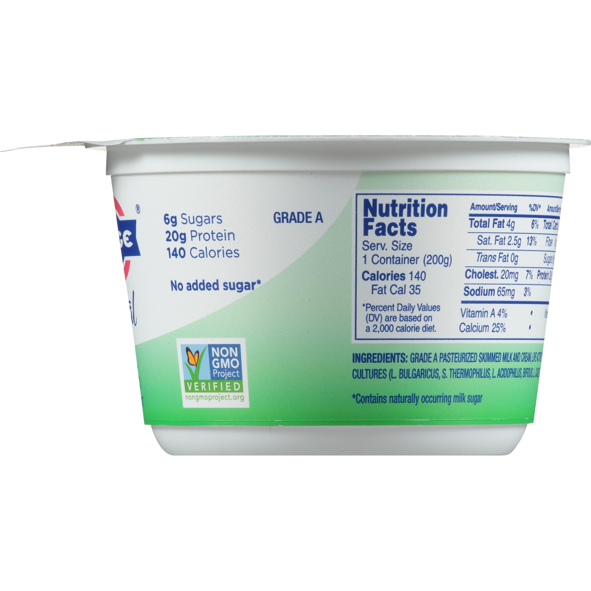 slide 2 of 8, FAGE Total 2% Milkfat Plain Greek Yogurt - 5.3oz, 